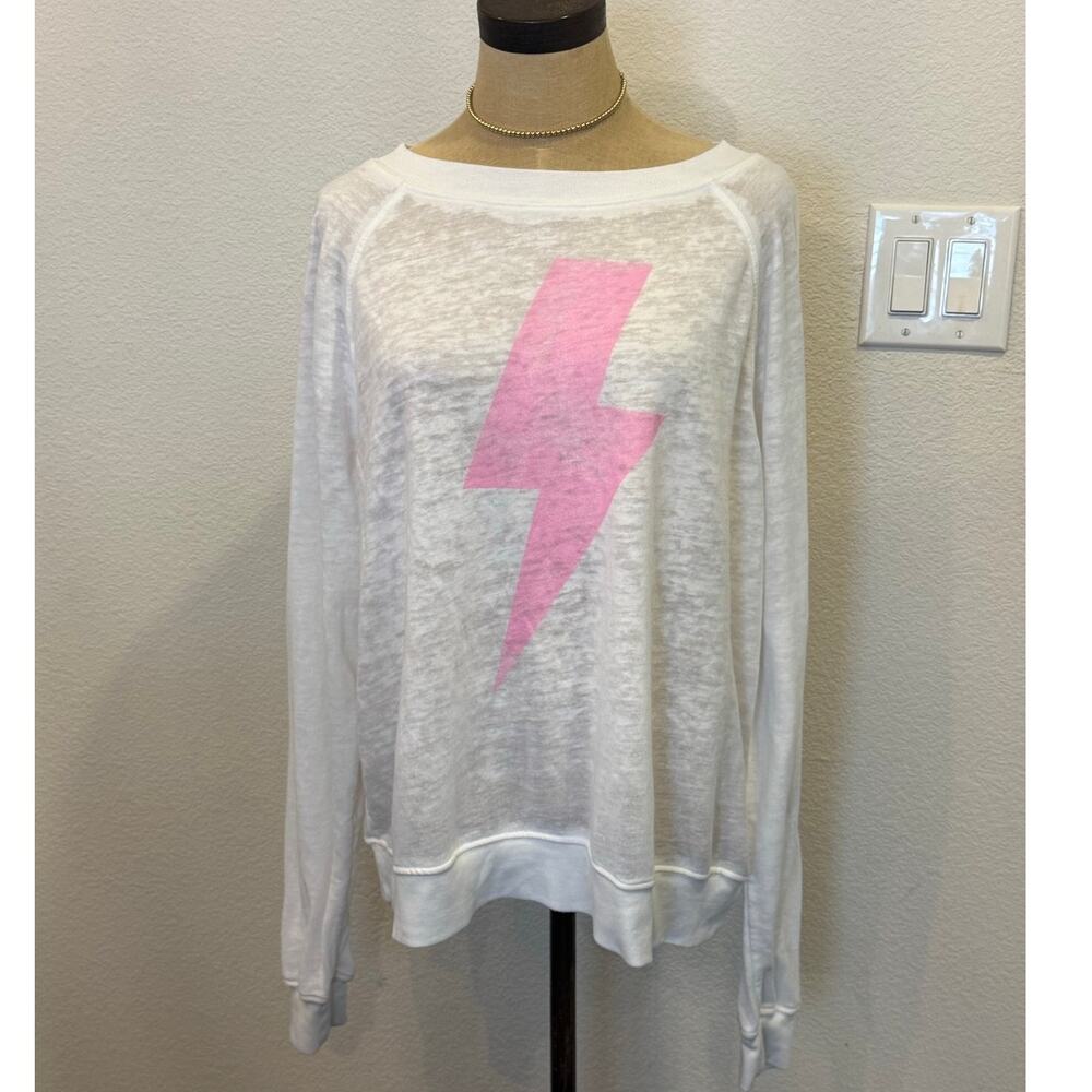RECYCLED KARMA ACDC Concert Band Sweatshirt Top Shirt Women S